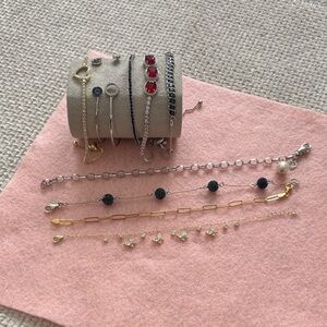 Sterling Silver 925 Bracelets - 10 Items